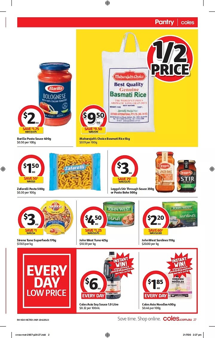 Coles、Woolies半价折扣商品来啦，就在7月29日-8月4日！冻鸭, 虾仁在列（组图） - 6