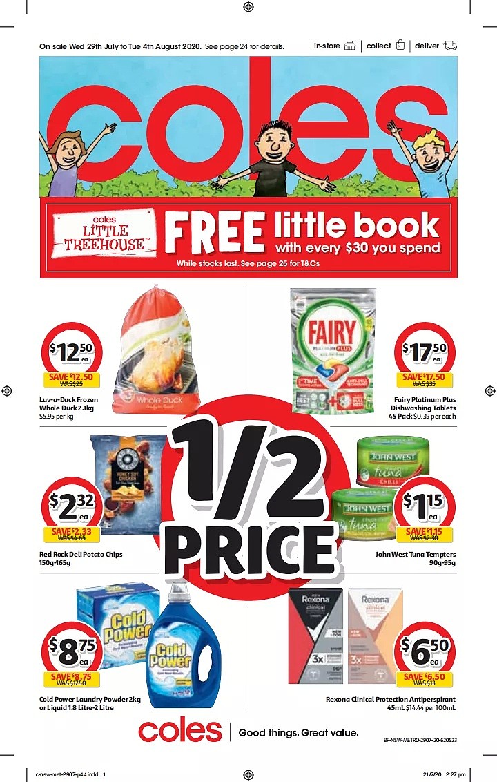 Coles、Woolies半价折扣商品来啦，就在7月29日-8月4日！冻鸭, 虾仁在列（组图） - 11