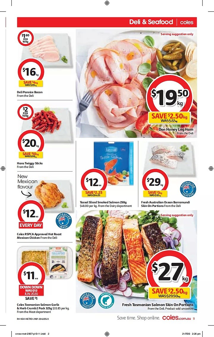 Coles、Woolies半价折扣商品来啦，就在7月29日-8月4日！冻鸭, 虾仁在列（组图） - 17