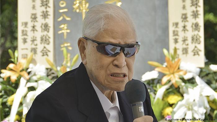 Japan Okinawa | Taiwans Ehemaliger Präsident Lee Teng-hui (picture-alliance/dpa/Kyodo Foto)