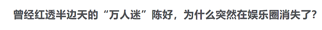 41岁万人迷陈好一家深夜聚，巅峰退圈嫁疑大20岁百亿富商！消失17年成人生赢家（组图） - 11