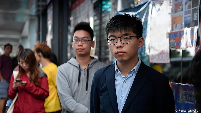 Hongkong Lokalwahlen Joshua Wong (Reuters/L. Chor)