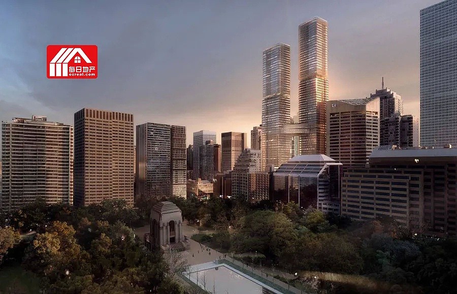 大族控股提交悉尼80层高双塔楼开发规划 - 1