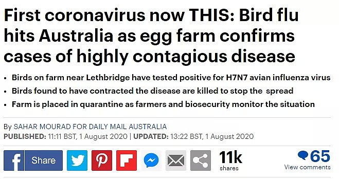 一波未平，一波又起！澳洲出现另一种致命性流感病毒，也会人传人（组图） - 1