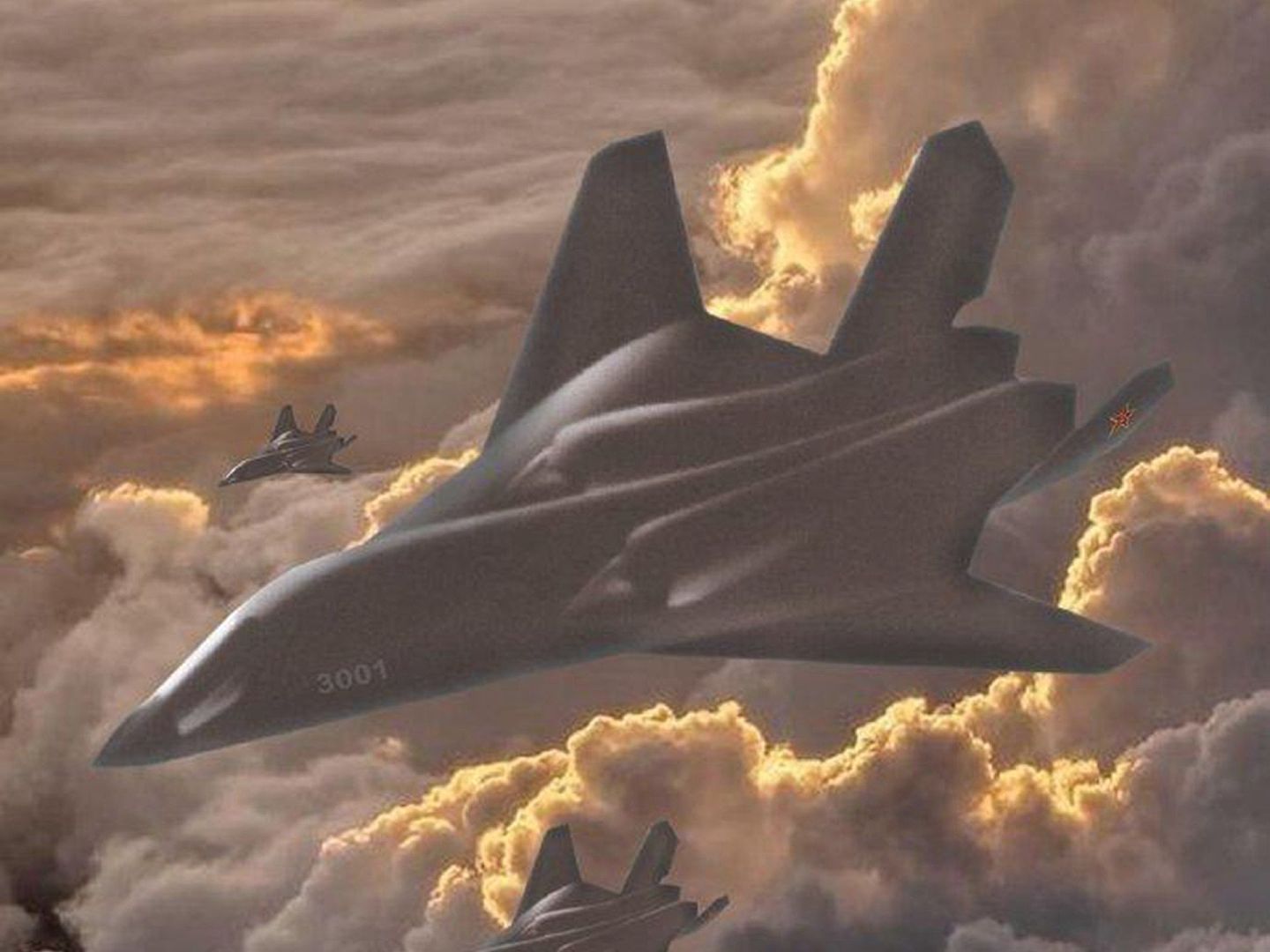 2016年8月中旬，美国一份报告曝光了中国所谓的第六代战机。（美国MSIC）