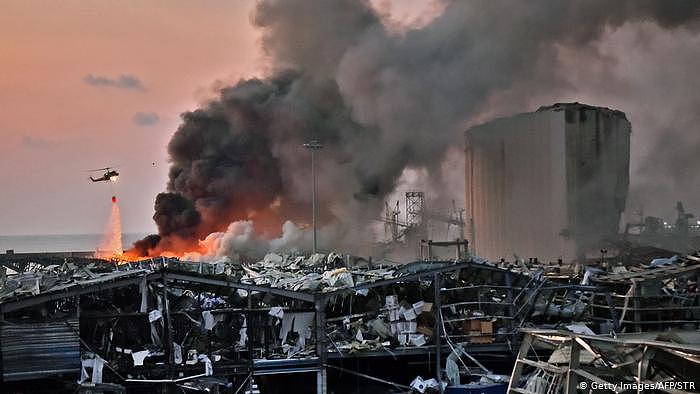Libanon | Gewaltige Explosion in Beirut (Getty Images/AFP/STR)