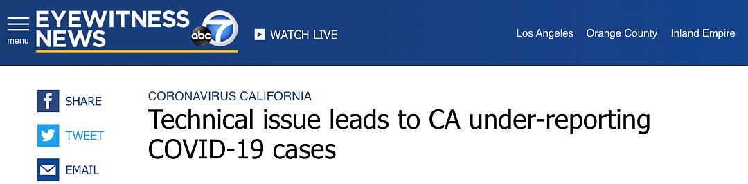 惊！美国加州疫情减缓是假的？竟少报病例…LA超市爆24%感染率（组图） - 3