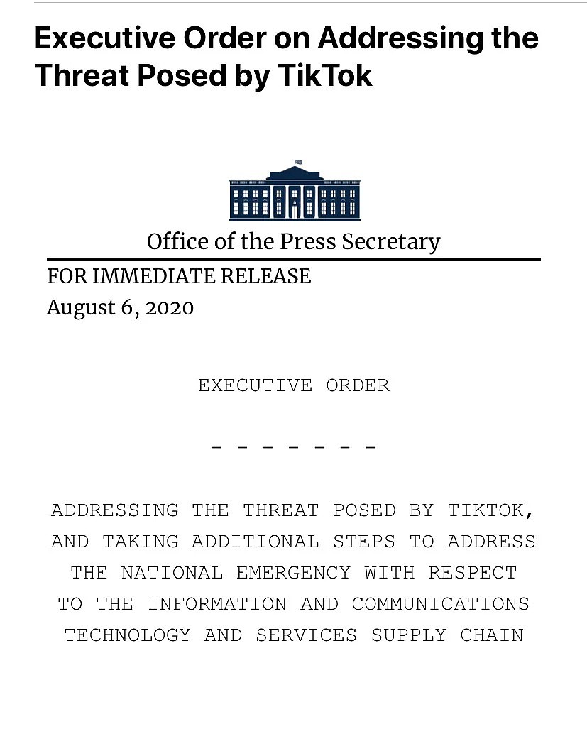 别慌！特朗普尚未“封杀”TikTok和微信，行政命令暗藏玄机（组图） - 1
