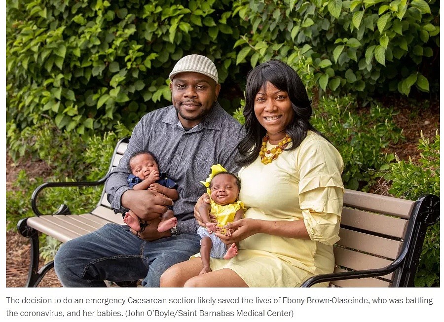 感动！40岁的双胞胎孕妇新冠肺炎垂死！医生一个举动救下母子3人性命（组图） - 2