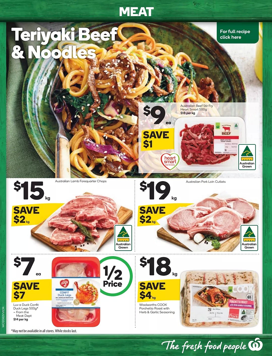 Woolworths 8月12日-8月18日折扣,鸭腿、虾饺半价 - 13