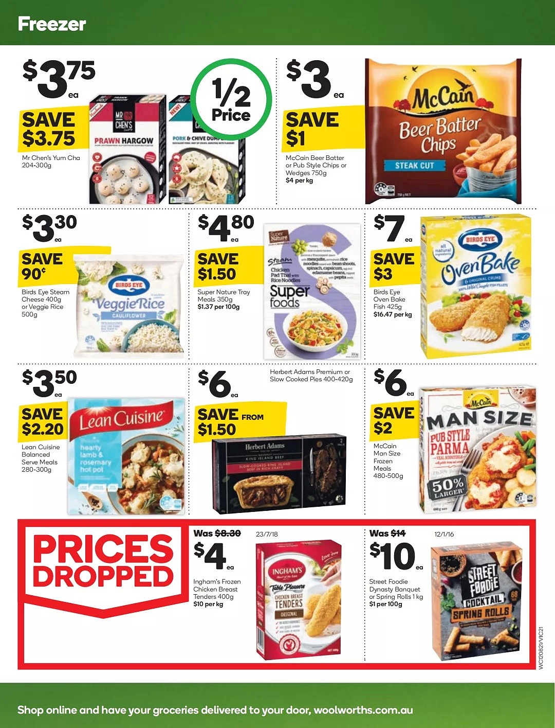 Woolworths 8月12日-8月18日折扣,鸭腿、虾饺半价 - 20