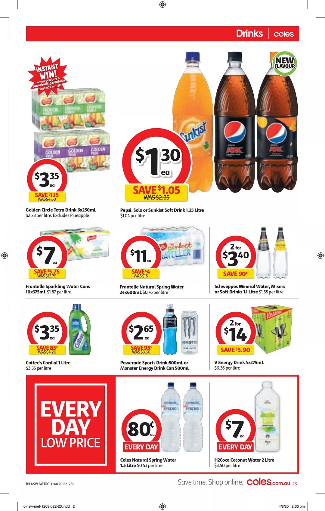 Coles 8月12日-8月18日折扣，肉派、饺子、麦片半价 - 23