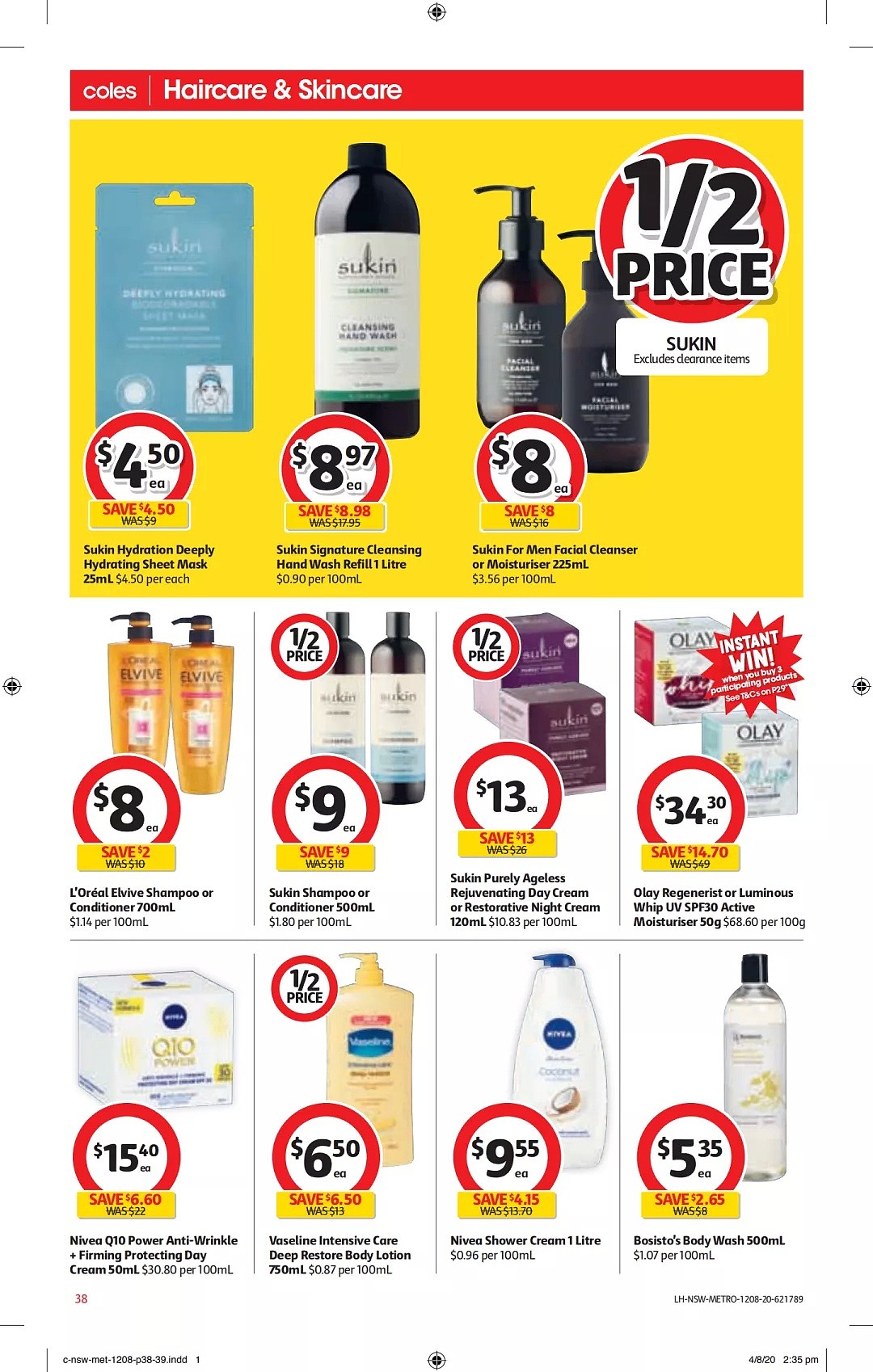 Coles 8月12日-8月18日折扣，肉派、饺子、麦片半价 - 38