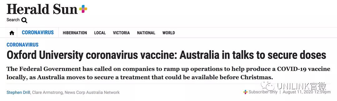 重磅！澳洲或年底前拿到疫苗，留学生返澳计划重提，这些州将成为第一批...（组图） - 1
