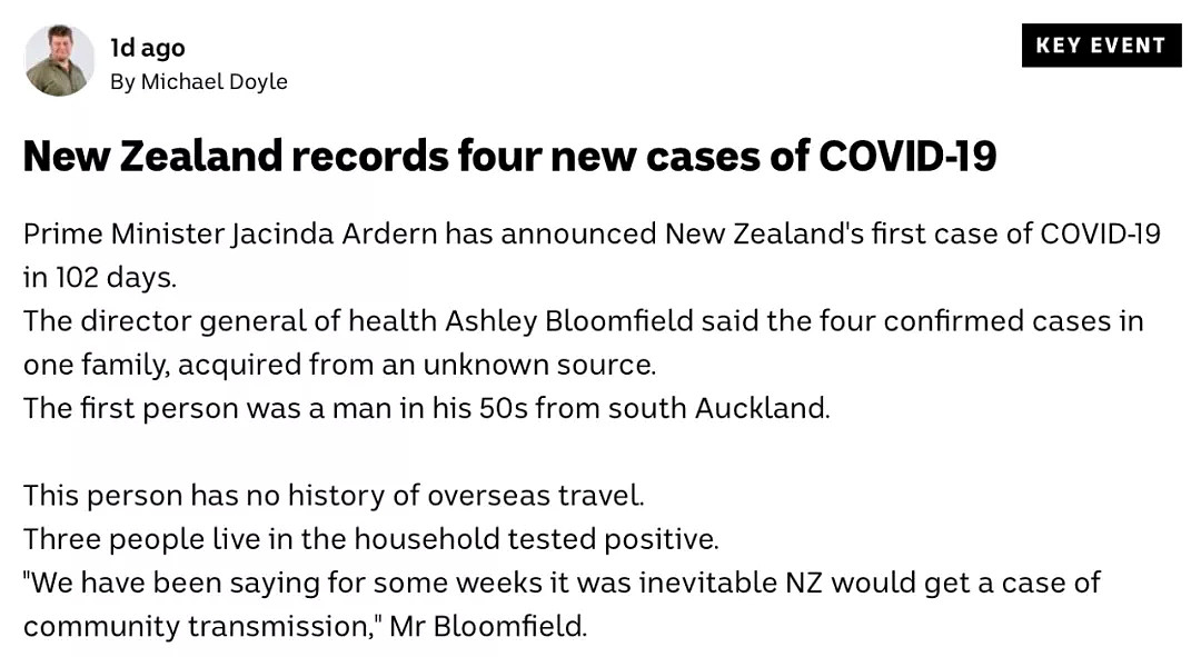 278例，3周新低！但墨尔本曝重大防疫隐患，新西兰因此清零百天后再爆发 - 3