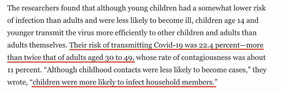 又现新疫情“热点”！学校聚集感染发酵，儿童喷嚏中的新冠病毒是普通人的10至100倍（组图） - 27