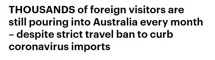 旅行禁令如同虚设？每月数千名国际旅客入境澳洲，仅6月入境者人数达5400 - 1