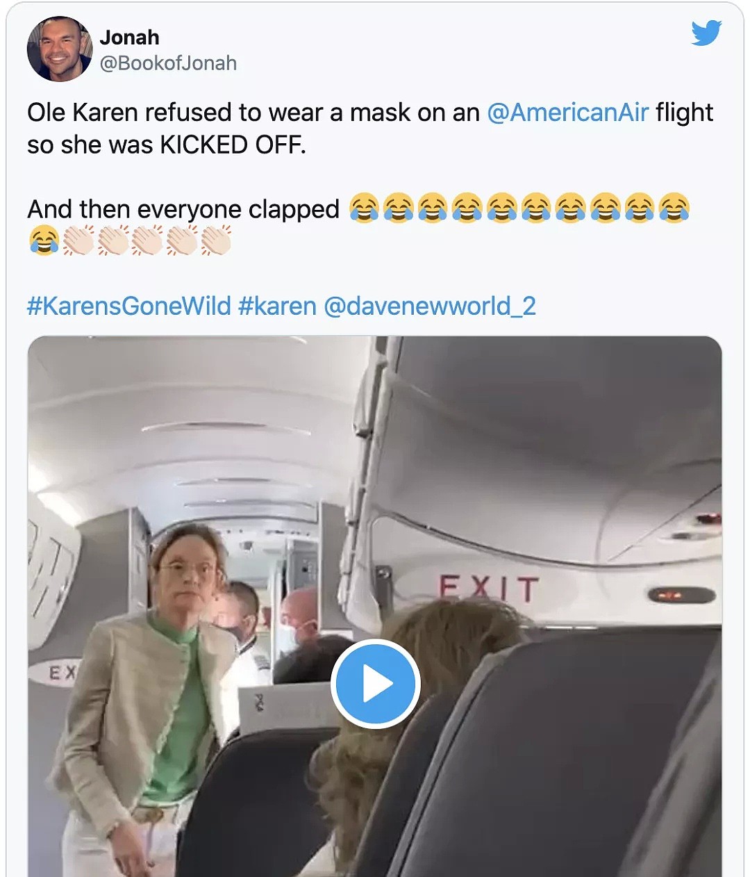 惊！洛杉矶女乘客不戴口罩被拒登机后，竟对航空人员作出这种事（组图） - 9