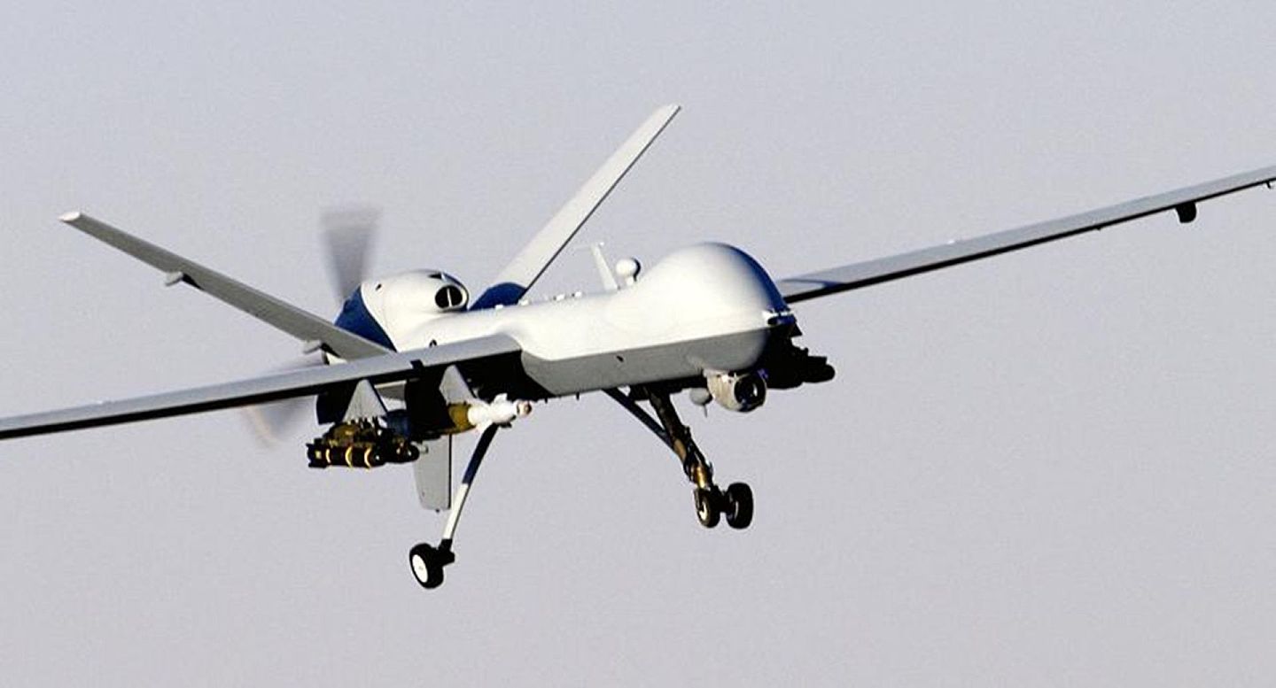 MQ-9“死神”(Reaper)无人机是一种极具杀伤力的新型无人作战飞机，可执行情报、监视与侦察任务。美国空军在其作战试验刚刚结束后，就决定将其投入实战。（空军世界网站）