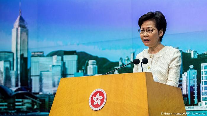 Hongkong Sicherheitsgesetz Carrie Lam (Getty Images/AFP/I. Lawrence)