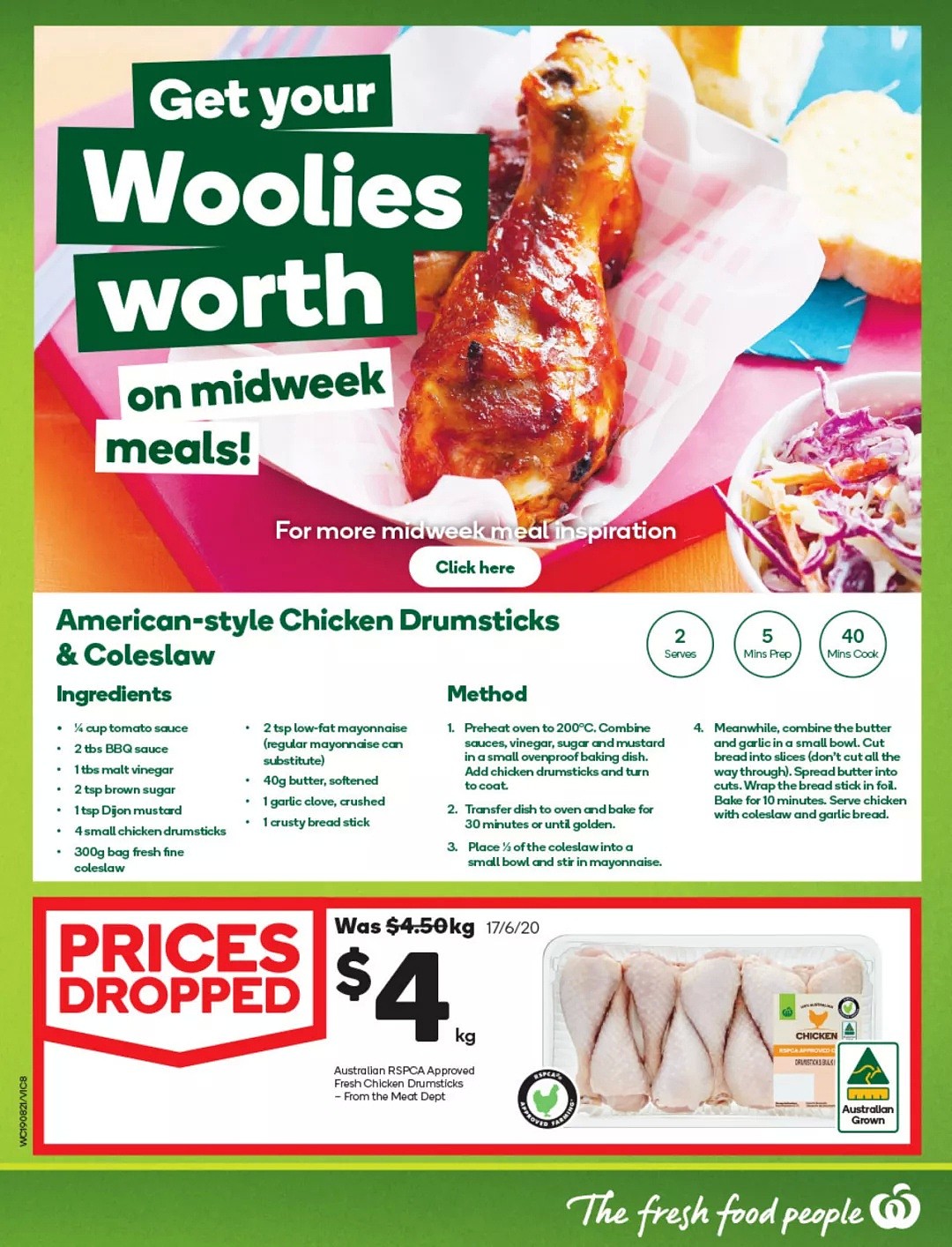 Woolworths 8月19日-8月25日折扣，米、派、叉烧包半价 - 8