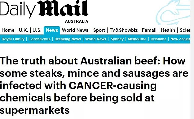 在澳洲超市买肉，有这种黄绿色不明组织的千万别买！还喷脓液，这些牛肉还含有致癌物质 - 26
