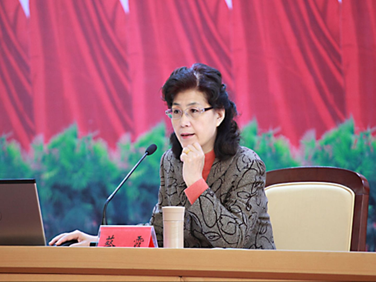 中共中央党校退休教授蔡霞被官方宣布开除党籍、取消退休待遇。（中共中央党校官网）