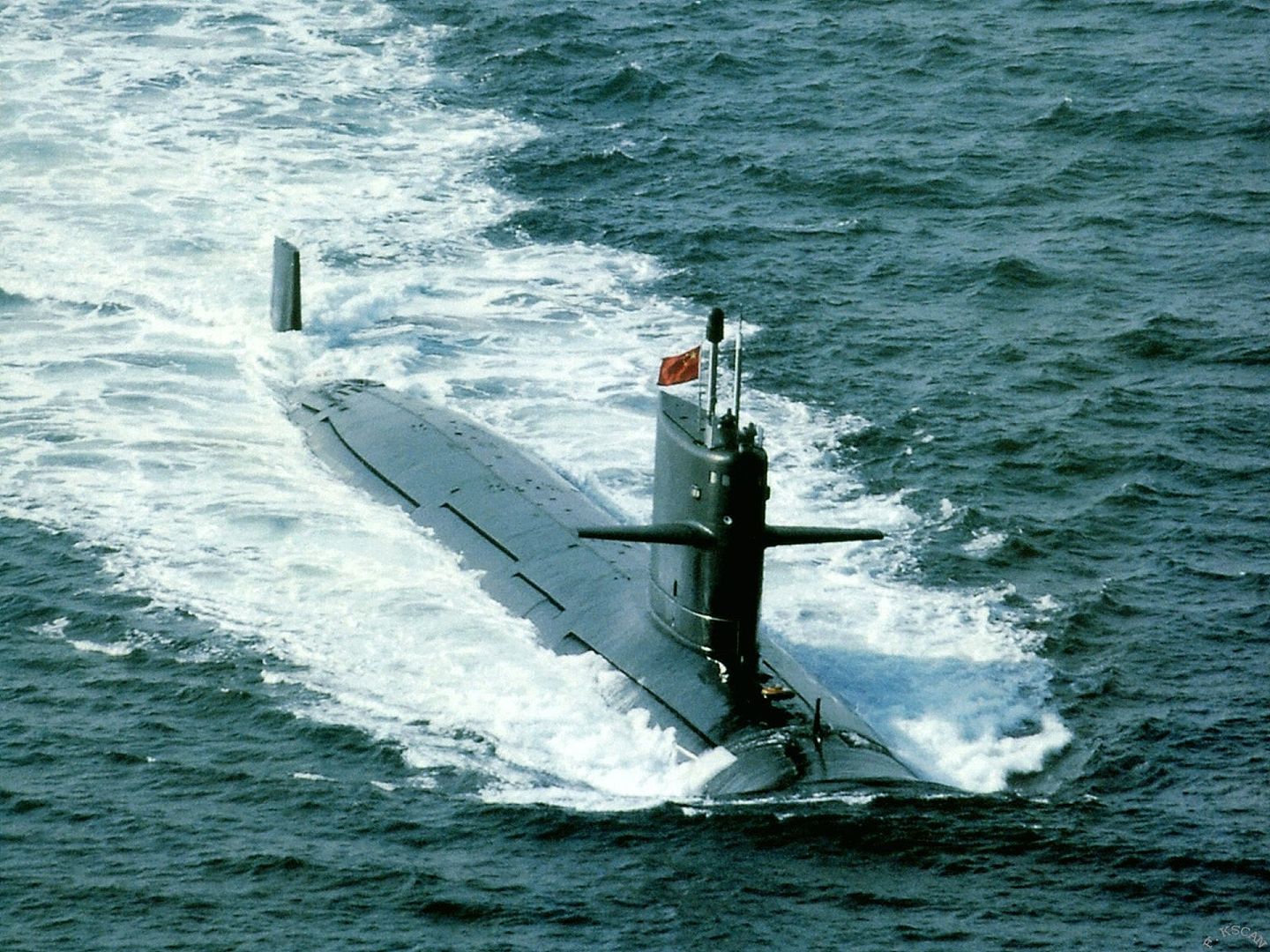中国海军此前服役的093型核潜艇。（超级大本营军事论坛）
