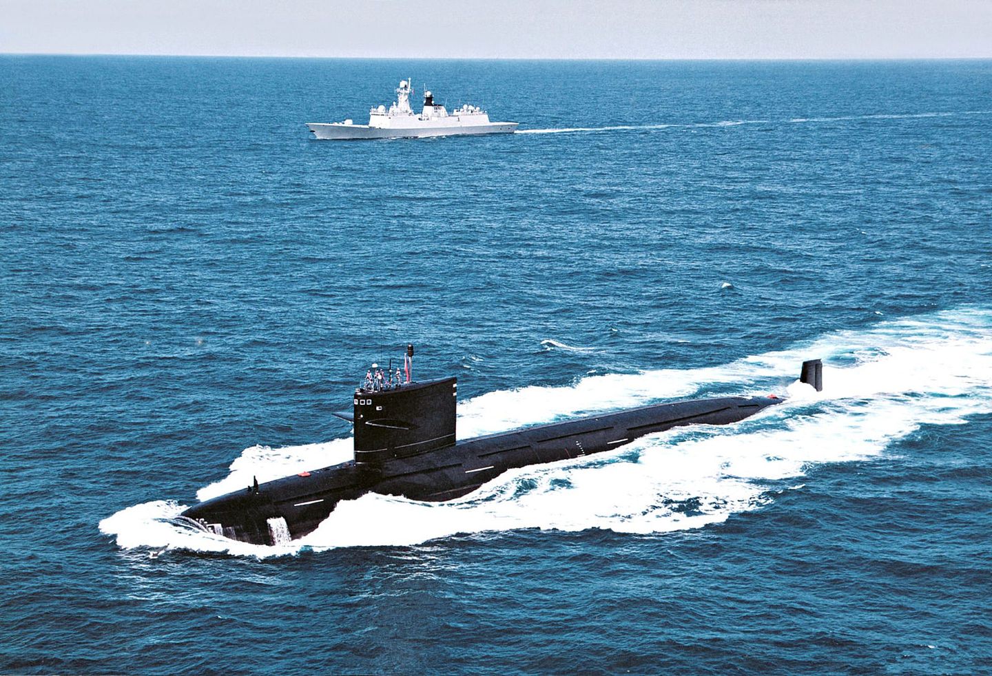 093型核潜艇取代了第一代攻击型核潜艇091型。（图源：超级大本营军事论坛）