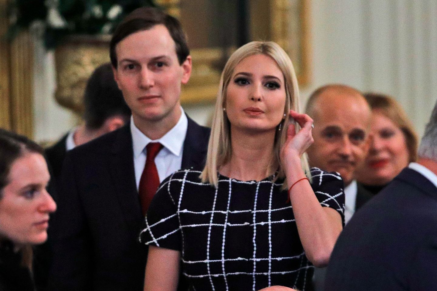 特朗普的女儿伊万卡（Ivanka Trump）、女婿库什纳（Jared Kushner）与班农不和，班农离开白宫也有两人的因素。（AP）