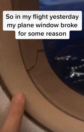 恐怖！20岁小伙搭乘飞机，一觉醒来机窗裂开，紧急迫降，抖音已传疯，简直太吓人了（组图） - 3