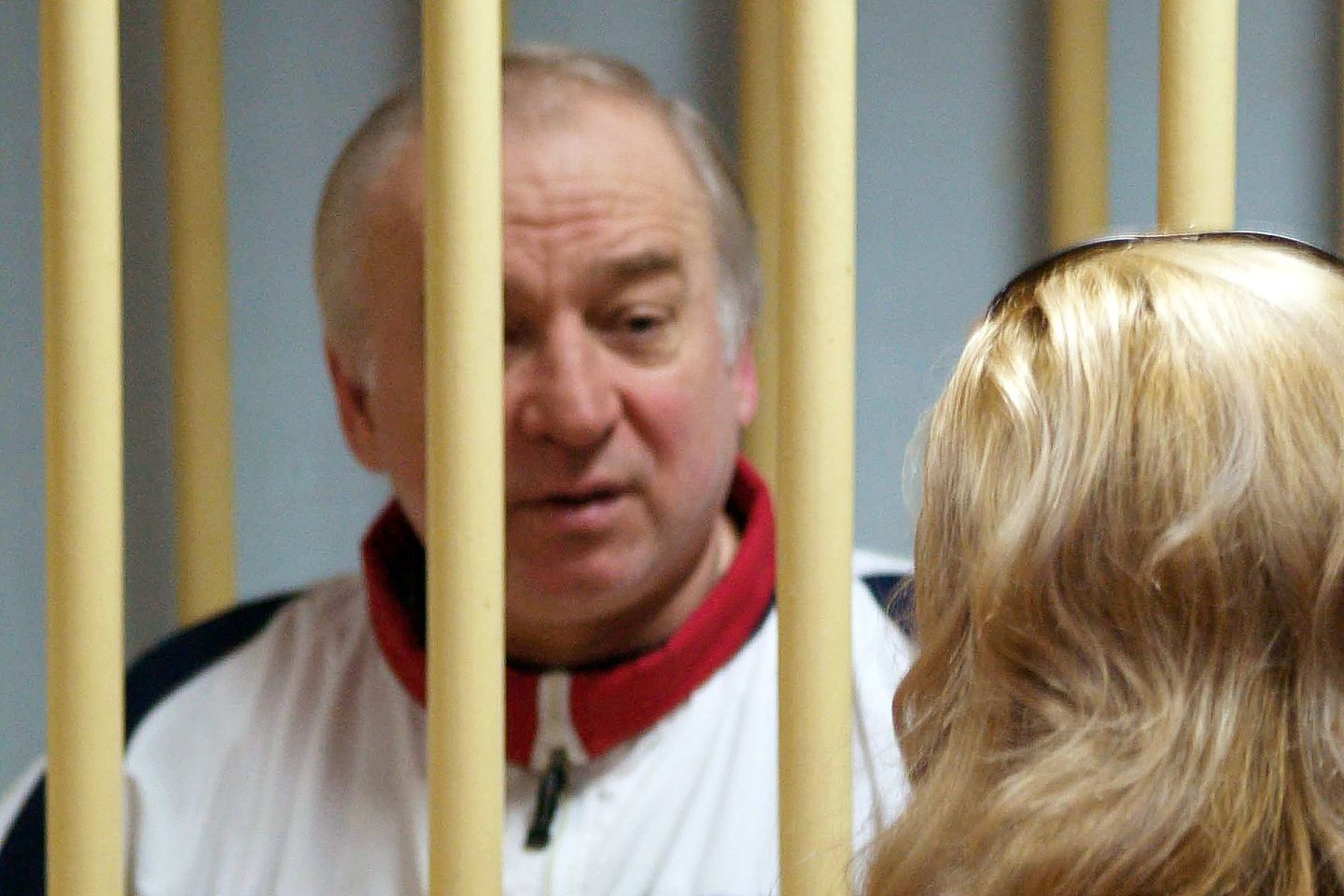 2006年8月9日俄罗斯前间谍斯克里帕尔出席莫斯科地区军事法院的聆诉。（Getty）