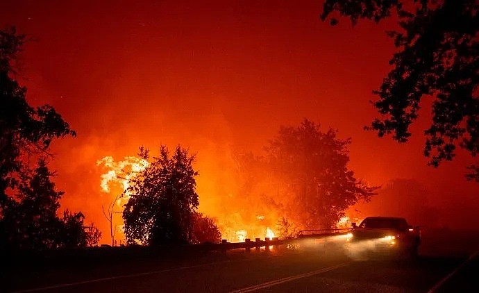 美国陷入史上最大规模山火灾害中，17万人撤离！加州州长向澳洲求助（组图） - 18