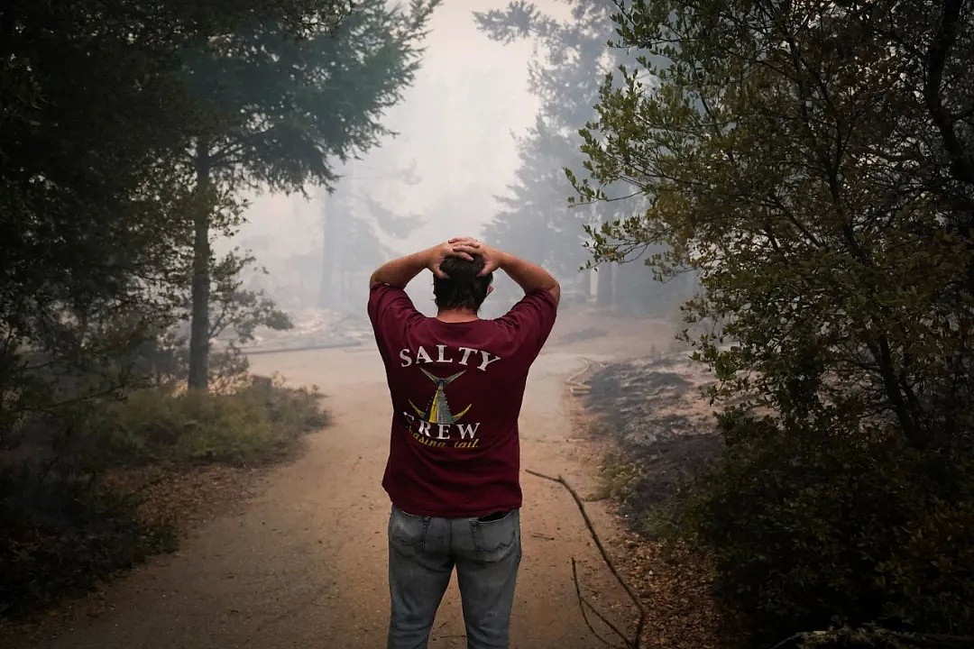 美国陷入史上最大规模山火灾害中，17万人撤离！加州州长向澳洲求助（组图） - 32