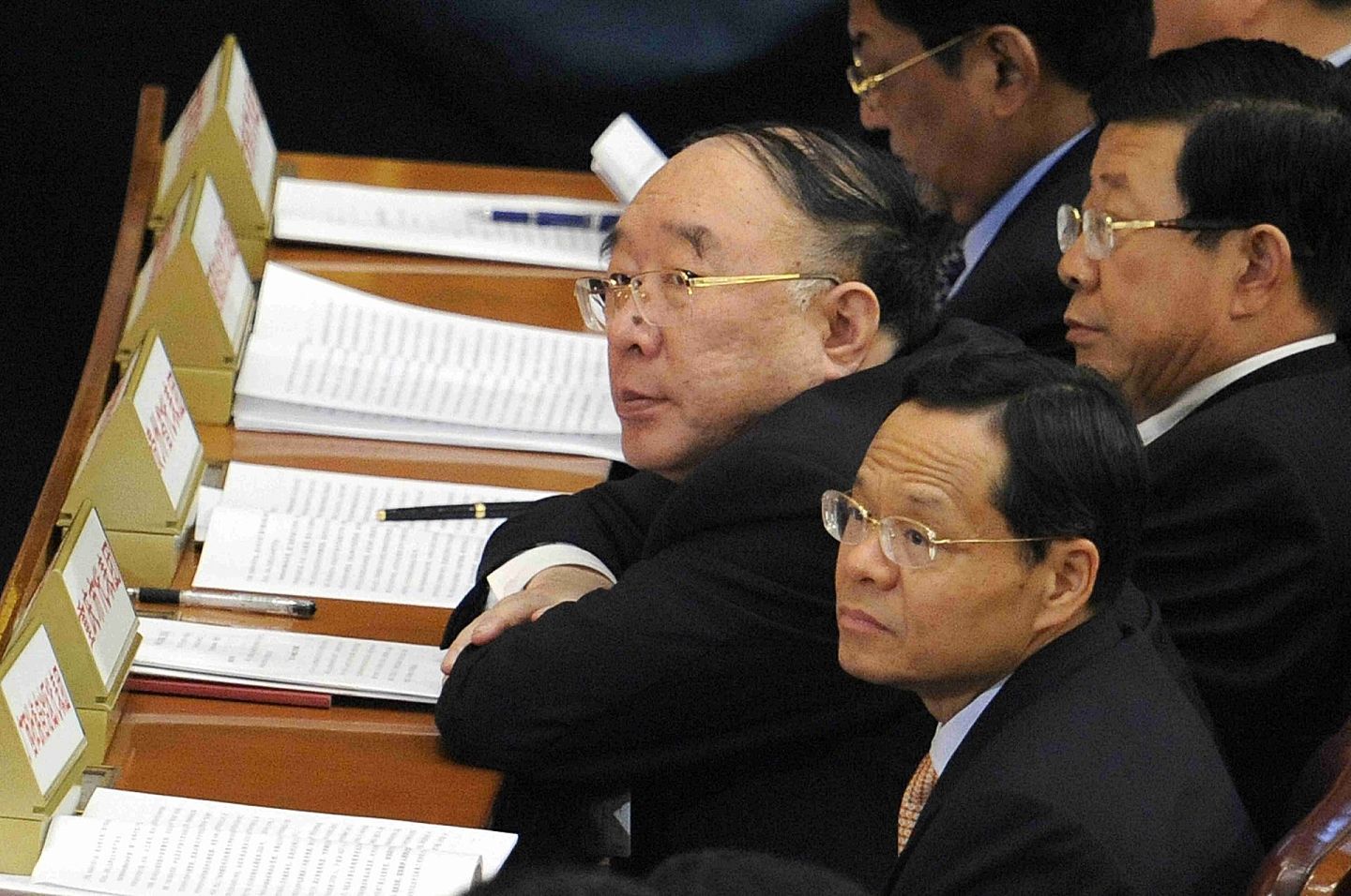 2012年3月11日，重庆市时任市长黄奇帆出席全国人民代表大会第四次全体会议。（AFP）