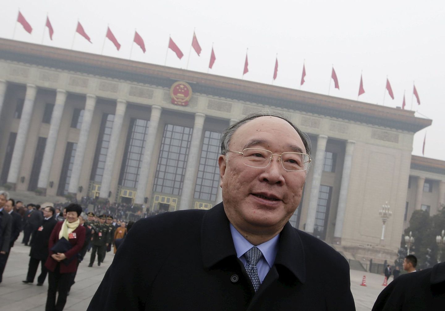 黄奇帆离开重庆政坛后前往中国人大任职，相当于进入“二线”。（路透社）