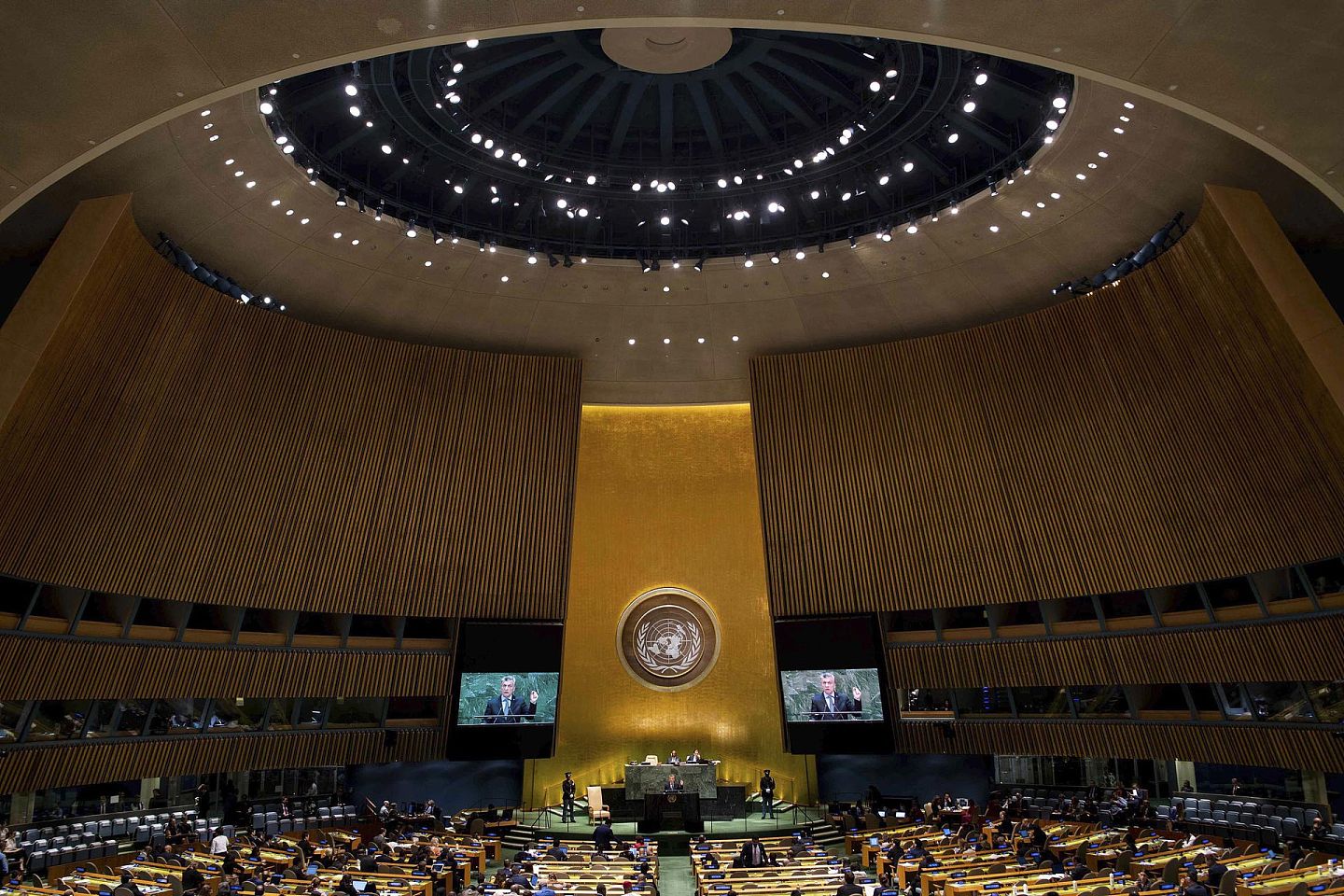 2019年9月24日，第74届联合国大会一般性辩论在位于美国纽约的联合国总部拉开帷幕。（Reuters）