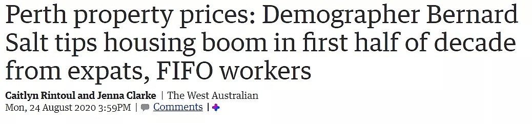 西澳房产市场高需求状态会持续？返西澳人群和FIFO工人共同推进西澳房产市场繁荣 - 1