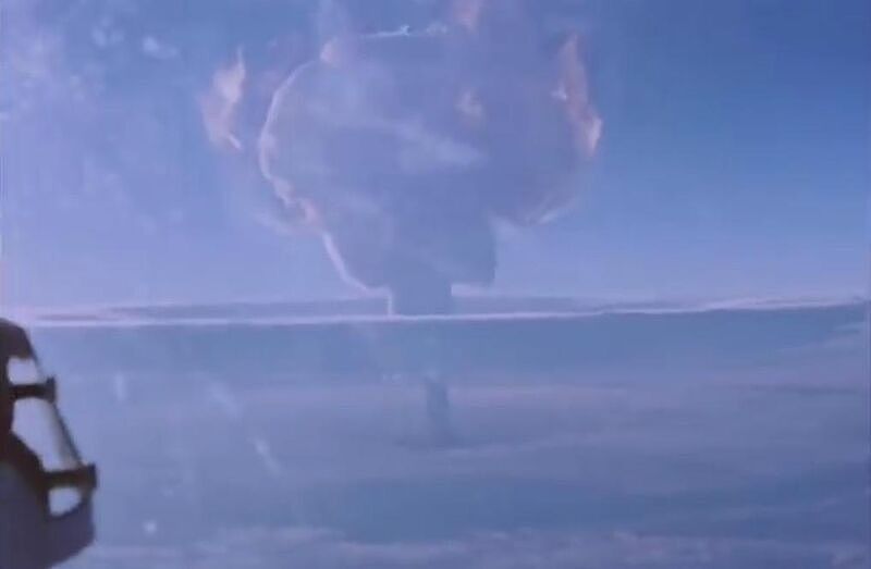 视频曝光！史上最大威力核弹试爆火球，直径惊人，炸弹外壳可容纳1亿吨级炸药量（视频/组图） - 5