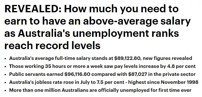 毕业生注意！澳洲平均年薪出炉，失业率或带来新转机（组图） - 1