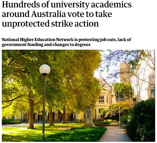 澳洲大学大规模罢工在即，抗议学校裁员和联邦政府不给力！（组图） - 2