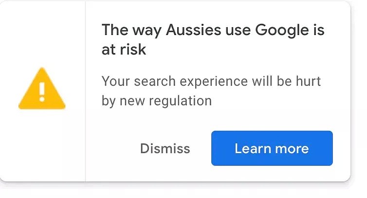 谷歌提醒澳洲用户：平台处于危险之中！一场声势浩大的网络“抗议运动”（组图） - 1