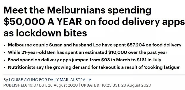 澳华人夫妇花5.7万澳元点外卖，被账单“惊呆”！疫情引发物价暴跌，但无数人却感觉越活越穷了？ - 4