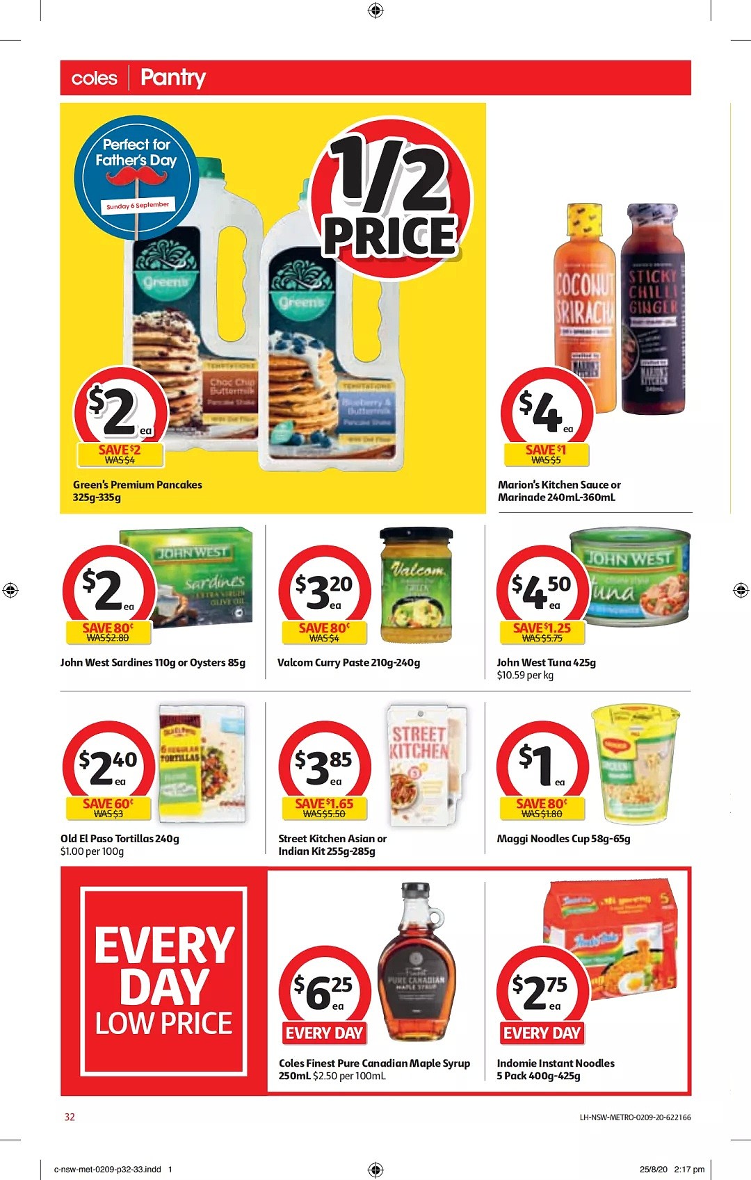 Coles 9月2日-9月8日折扣，猪肉煎饺、春卷、油、松饼粉半价 - 32