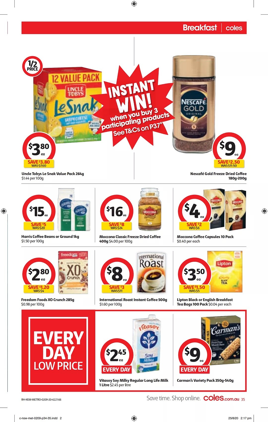 Coles 9月2日-9月8日折扣，猪肉煎饺、春卷、油、松饼粉半价 - 35