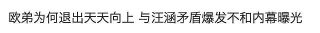 欧弟被曝排挤节目搭档，现场发飙放狠话“有他没我”，此前就与汪涵传过不和？（组图） - 14