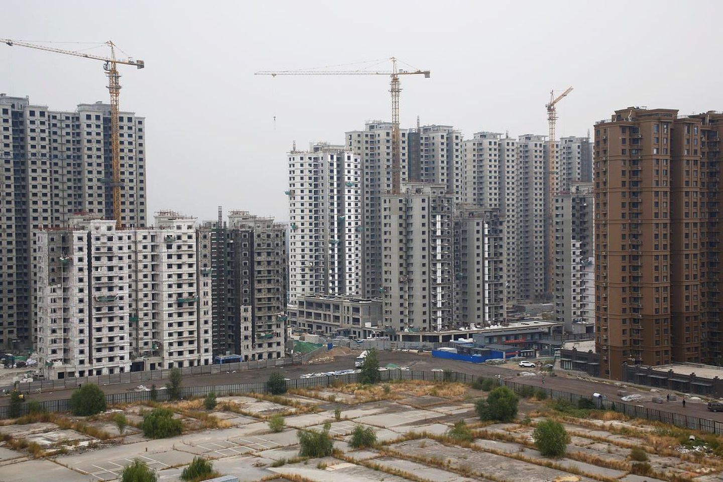 中国以往依靠房地产投资促进经济增长的模式不能为继。（Reuters）