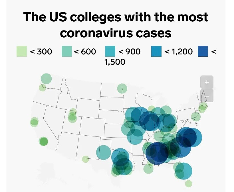 美国36州大学成新冠重灾区，学生被连夜要求撤离，直呼场面太疯狂！（组图） - 1