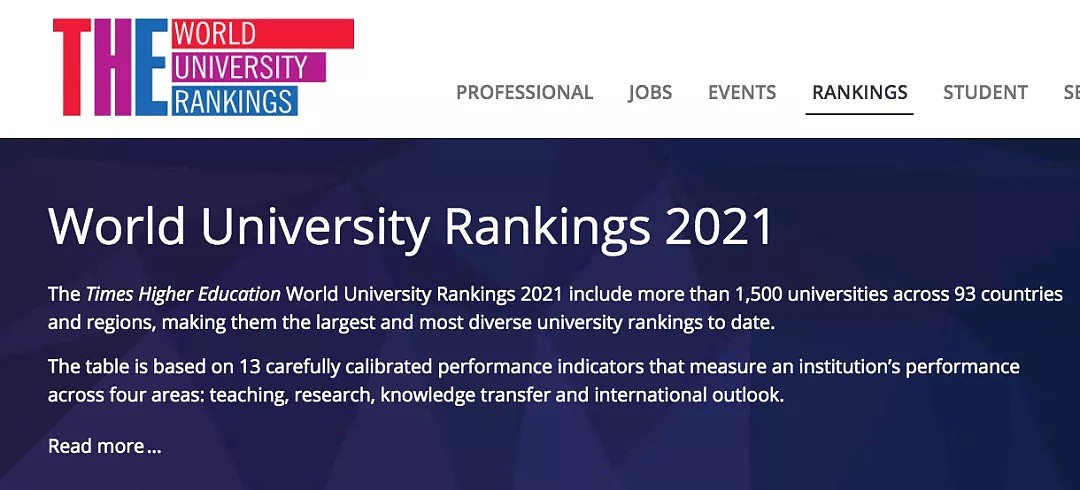 2021泰晤士世界大学排名出炉！澳洲大学刷新记录，留学生成关键因素（组图） - 1