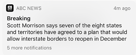 最新！澳各州地区同意12月互开边境，除了西澳，国际旅行禁令再延3个月 - 3